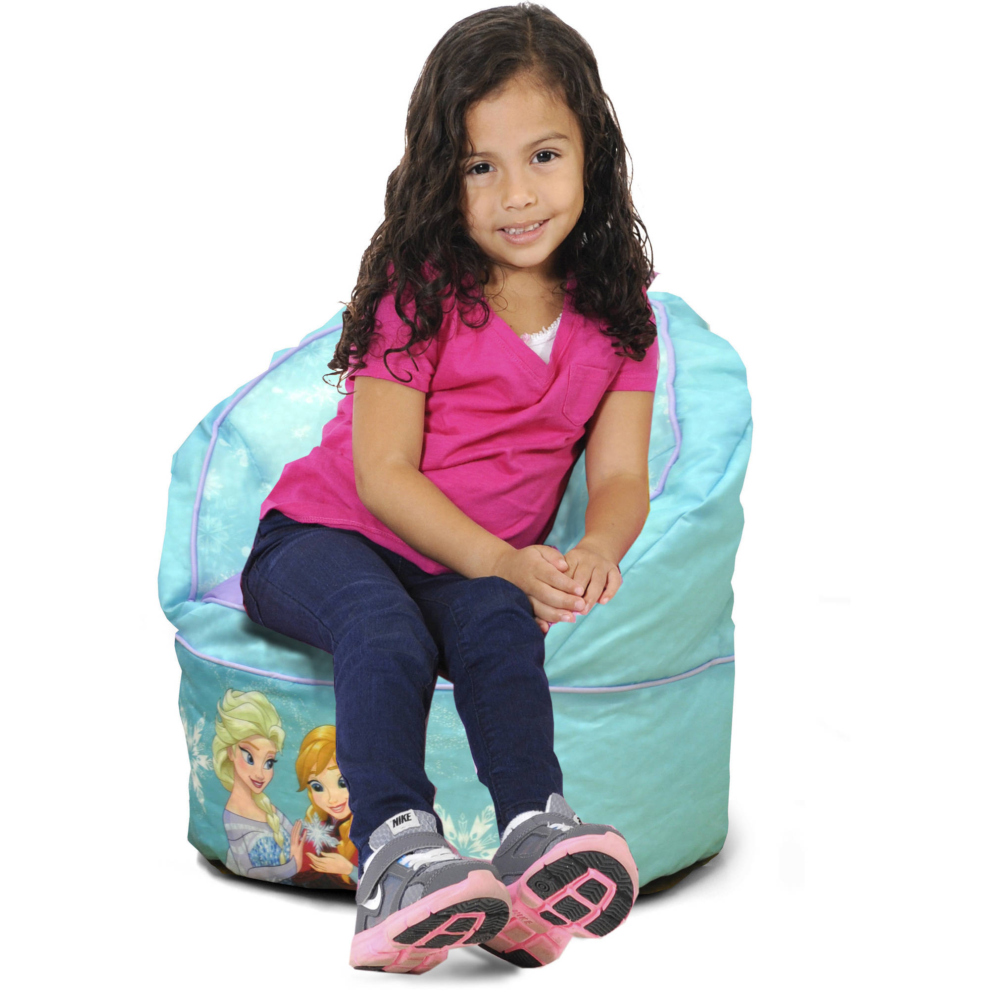 Disney Frozen Sofa Bean Bag Chair with Piping - image 2 of 2