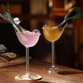 thumbnail image 3 of 2 Pack Bird Cocktail Glasses, 150ml/5Oz Bird Shaped Martini Glass, Clear Fancy Glass Goblet Drinking Glasses for Champagne, Wine, Party, Wedding and H, 3 of 5