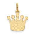 thumbnail image 3 of 14k Kings Crown Charm in 14k Yellow Gold, 3 of 3