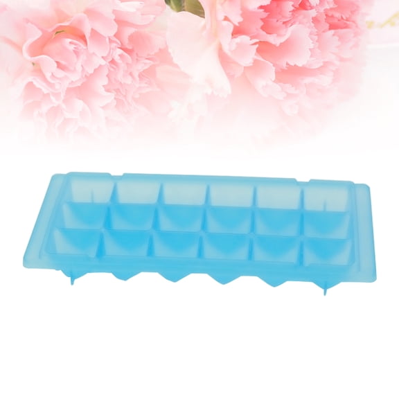 ibasenice Sky Blue Ice Making Tray Food Grade Mold with High Tenacity and Tasteless Design