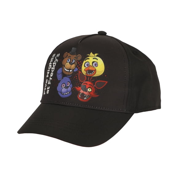 Five Nights At Freddy’s Character Heads Youth Brown Traditional Adjustable Baseball Cap