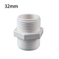 thumbnail image 3 of Eigraketly Conector de manguera de agua de PVC, portátil, desmontable, reutilizable, anticorrosivo, riego de jardín, adaptador de tubería, Jardín y Patio 32 mm, 3 of 6