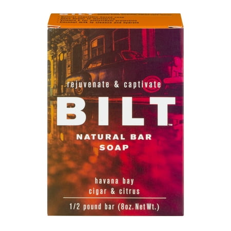 Bilt Natural Bar Soap Havana Bay Cigar & Citrus, 8.0