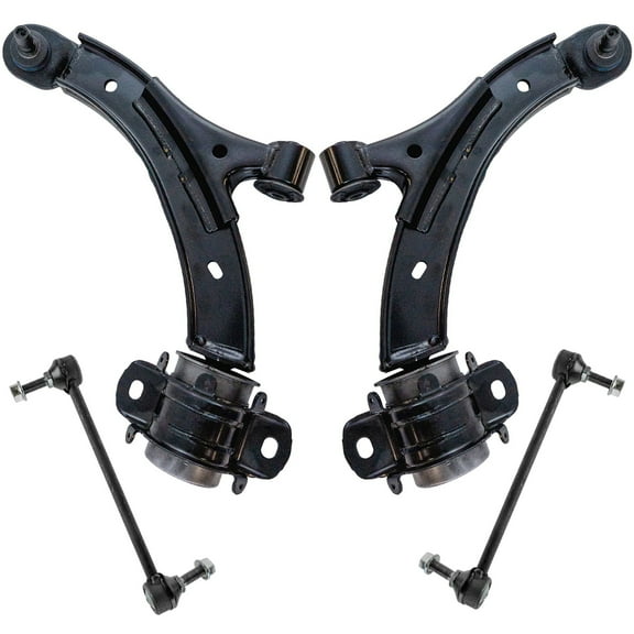 TRQ 4 pc Suspension Kit Control Arms w/ Ball Joints Sway Bar Links for Mustang PSA63601 Fits select: 2010-2013,2014 FORD MUSTANG