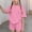 Pink, variant on Fnooota Girls Athletic Outfit Sets Size 10-12, Summer Running 2 Piece Short Sleeve Kids Clothing Sets Pink Size 10-12