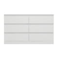thumbnail image 6 of Brindle 6 Drawer Dresser, Matte White, by Hillsdale Living Essentials, 6 of 21