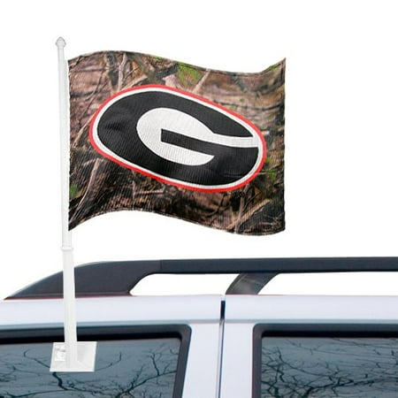 Georgia Bulldogs Camo Two-Sided Fashion Car Flag - No (Best Camo For Georgia)