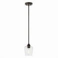 thumbnail image 6 of Pavlen 1-Light Bronze Pendant With Clear Glass Shade, 6 of 6