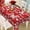 Red Hearts, variant on Valentines Day Rectangle Tablecloth 60 x 84 Inches, Red Pink White Love Hearts Decorative Dining Table Cloth, Romantic Anniversary Wedding Dinner Tablecover Picnic Party Decoration