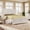 White, variant on Harper & Bright Designs Vintage King Size Bed Frame with Tall Headboard & Footboard, Wooden Framhouse King Platform Bed with Wood Slats, Under Bed Storage Space for Bedroom, Brown