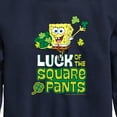 thumbnail image 3 of SpongeBob SquarePants - Luck Of The Square Pants - Toddler And Youth Crewneck Fleece Sweatshirt, 3 of 6