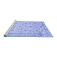 thumbnail image 2 of Ahgly Company Machine Washable Indoor Rectangle Abstract Blue Contemporary Area Rugs, 5' x 8', 2 of 4