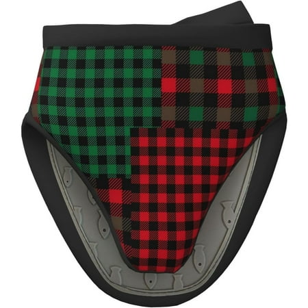 

PRIYAL Christmas Snowflakes Red Black Buffalo Plaid Mini Silicone Oven Mitts Little Heat Resistant Baking Cooking Gloves Non-Slip Small Short Mittens Pot Holders with Hanging Loop for BBQ 1 PCS