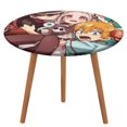 thumbnail image 1 of Toilet-Bound Hanako-kun-theme Fitted Round Tablecloths Elastic Edged Table Covers Waterproof Table Cloth for Kitchen Holiday Party Tables Decor 150cm, 1 of 6