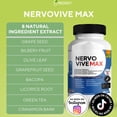 thumbnail image 4 of GREENVIFY Nervovive Max - Brain Support Supplement Enhance Memory & Focus Clear Brain Fog & Boost Cognitive Function 60 Natural Capsules (1), 4 of 5