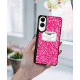 thumbnail image 5 of WIRESTER Shockproof Soft Rubber Cover Case for Samsung Galaxy S25 Edge 6.7 inch 2025, Hot Pink Composition Book, 5 of 5