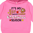 thumbnail image 3 of Inktastic It's My First Baseball Season Toddler Hoodie, 3 of 4