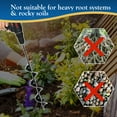 thumbnail image 7 of Auger Drill Bit for Planting 2.6"x16.53", Garden Ground Earth Spiral 3/8" Hex Drive Drill, Easy Bulb Post Hole Digger Flowers, Metal Bedding Digging Plant Rapid Planter Tool, 7 of 7