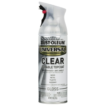 (3 Pack) Rust-Oleum Universal All Surface Gloss Clear Spray Paint and Primer in 1, 12 (Best Clear Coat For Painted Wood)