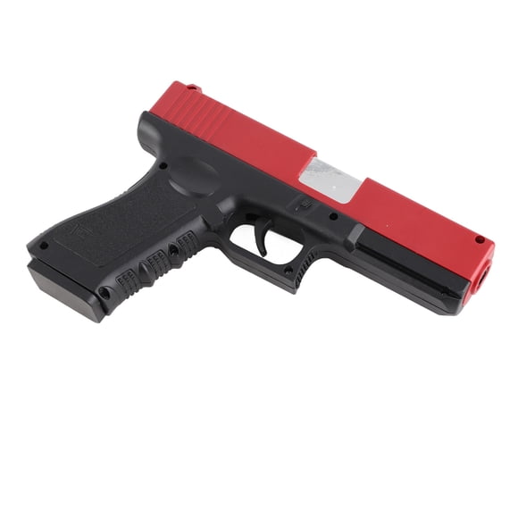 Juguete de expulsión de concha, bola de espuma EVA suave y segura, juego de disparos con expulsión automática, juguete para niños, rojo y negro