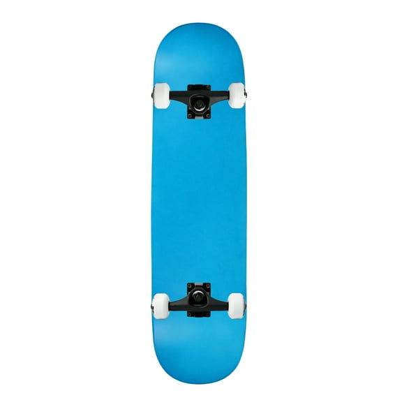 Moose Complete Skateboard Neon Blue 8.25" Black/White Assembled