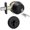 Matte Black, variant on Keyed Single Cylinder Deadbolt Lock for Exterior, Round Design Dead Bolt for Front Door and Entrance Door, Oil Rubbed Bronze