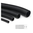 Protection Metre 1 Meter PP Corrugated Tube Harness Motor Electrical Wire Threading ...
