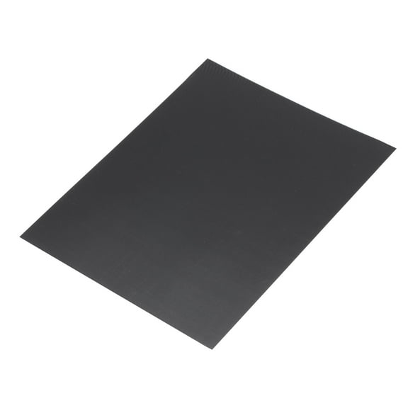 Black ABS Plastic Sheet 10 x 8 x 0.03 Inch for Building Model, DIY Crafts, Pack of 1 Pcs