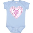 thumbnail image 3 of Inktastic Gran's Sweetie Pie with Pink Hearts Boys or Girls Baby Bodysuit, 3 of 5