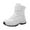 White, variant on Gyexs Snow Boots for Women Lightweight Winter Warm Furry Lined Mid-Calf Booties Comfortable Outdoor Ankle Shoes, Black, Size 7