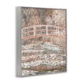 thumbnail image 3 of Stupell Industries Peach Impressionist Bridge Gray Framed Giclee Art, design by Corinne Haig, 30 x 24, 3 of 8