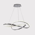 thumbnail image 1 of Lámpara KNOT Luxica Lighting Tipo Candil Colgante LED plateada 6003 C, 1 of 10
