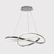 thumbnail image 1 of Lámpara KNOT Luxica Lighting Tipo Candil Colgante LED plateada 6003 C, 1 of 10