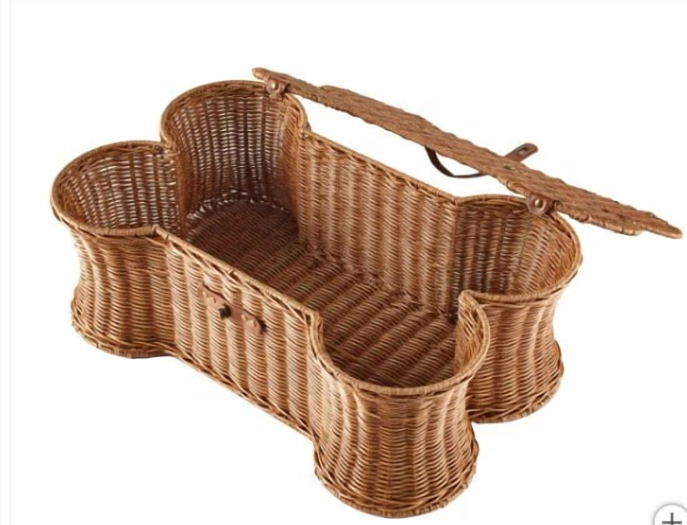 Buddy Buddy Dog Bone Basket and 5-piece Arctic Dog Toy Set
