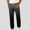 thumbnail image 2 of KeShDi Sweat Pants for Men Wide Leg Pants Men Men Print Fashion Casual with Pockets Elastic Waist Long Pants Sweatpants Trousers Gray 2X, 2 of 5