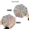 thumbnail image 4 of Tambor de mano EASTROCK Radiant Tambourine, 8 pulgadas, doble hilera, jingles, pandereta reflectante, 4 of 7