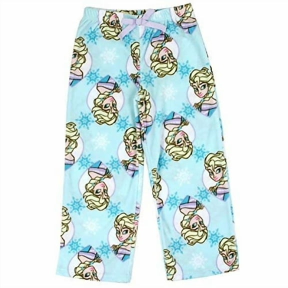 Frozen Sisters Elsa Follow The Journey Lounge Pants Pajamas (8) Blue