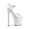 thumbnail image 3 of Exotic Light Weight PVC transparent Strap Women's Platform Sky High Dancer Sandals, 3 of 3