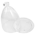 thumbnail image 3 of Glass Clear Display Dome with Base Valentine Preserved Flower Glass Dome Cover, 3 of 6
