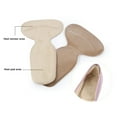thumbnail image 4 of Back Heel Cushions, Adhesive Heel Grips Pads Apricot Pain Relieving  For High Heels For Shoes, 4 of 8