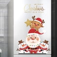 thumbnail image 3 of NETSENG Santa Claus Elk Snowman Door Refrigerat Sticker Window Sticker Wall Merry Christmas Decor For Home Happy New Year, 3 of 6