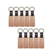 thumbnail image 4 of 10 llaveros de madera con forma de llavero, con cierre de cinturón, para llaves, etiquetas para bolsos, colgantes, bricolaje. Rectangular, 4 of 9