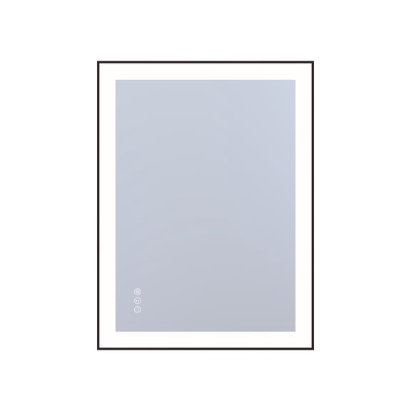 Sumerain LED Bathroom Mirror for Wall, 24 x 32 Inch Anti-Fog Lighted Vanity Mirror with Front & Back Lighting, Stepless Dimming, 3 Color Temperatures, Memory, Tempered Glass