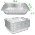 thumbnail image 1 of Aluminum Pans 9 X 13 Disposable Foil Pans Half Size Deep Steam Table Pans - Tin Foil Pans Great for Cooking, Heating, Storing and Food Prepping, 1 of 6