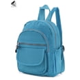 thumbnail image 5 of PULLIMORE Women Mini Nylon Backpack Casual Waterproof Travel Bags Shoulder Rucksack for Hiking Outdoor (Blue), 5 of 9