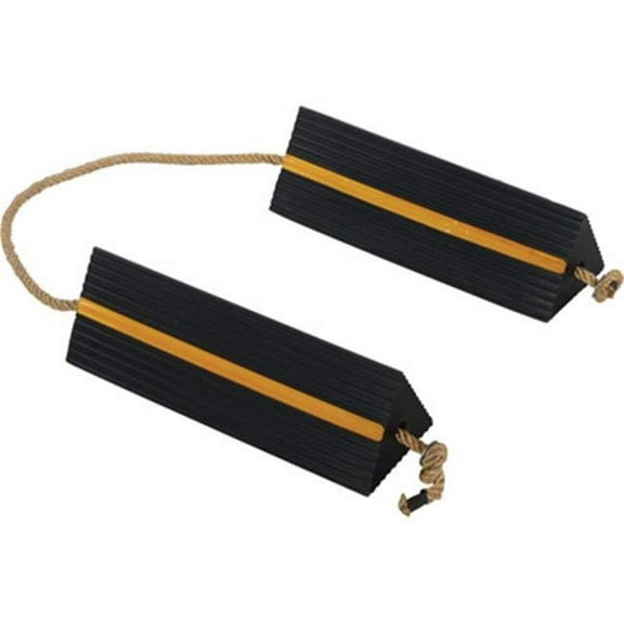 Vestil 34106 Airline Chock with Rope - 18 x 6 5.25 in., Model No. AC-18