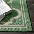 thumbnail image 5 of SAFAVIEH Machine Washable Rug Indoor/Outdoor Bermuda Collection - Bermuda Tamaya Geometric Machine Washable Indoor/Outdoor Runner Rug, Green/Beige, 2' x 8', 5 of 6