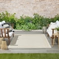 thumbnail image 5 of Nourison Essentials Indoor/Outdoor Ivory Gold 5' x 7' Area Rug (5x7), 5 of 9