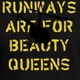 thumbnail image 3 of CafePress - Runways Are For Beauty Queens T Shirt - Men's Fitted T-Shirt, 3 of 4