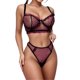 thumbnail image 1 of Gibobby Ropa interior mujer Conjunto de Lencería Sexy para Mujer con Cinturones de Liga Conjunto de Sujetador y Bragas de Encaje Sexy(Negro, XG), 1 of 4
